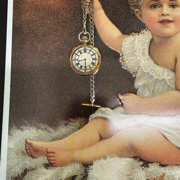 Vintage "It's Time For My Neaves's Food For Infants"Reproduction Tin Sign/EUC - Picture 4 of 10